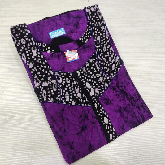 Pure Wax Double Batik Nighty | NT1246