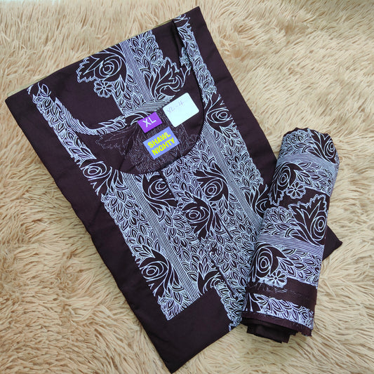 Premium Cotton Shawl Nighty | NT147