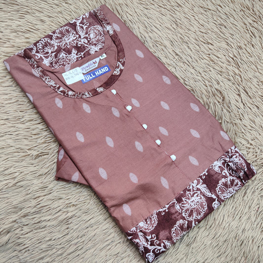 Full Hand Frock Nighty | Premium Quality | NT2276