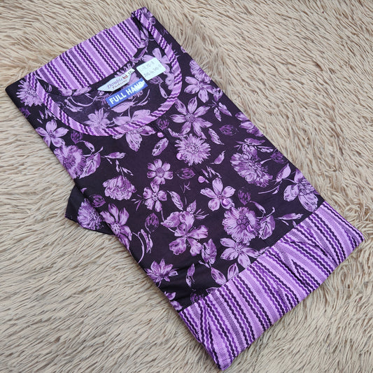 Full Hand Frock Nighty | Premium Quality | NT2281