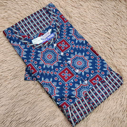 Full Hand Frock Nighty | Premium Quality | NT2282