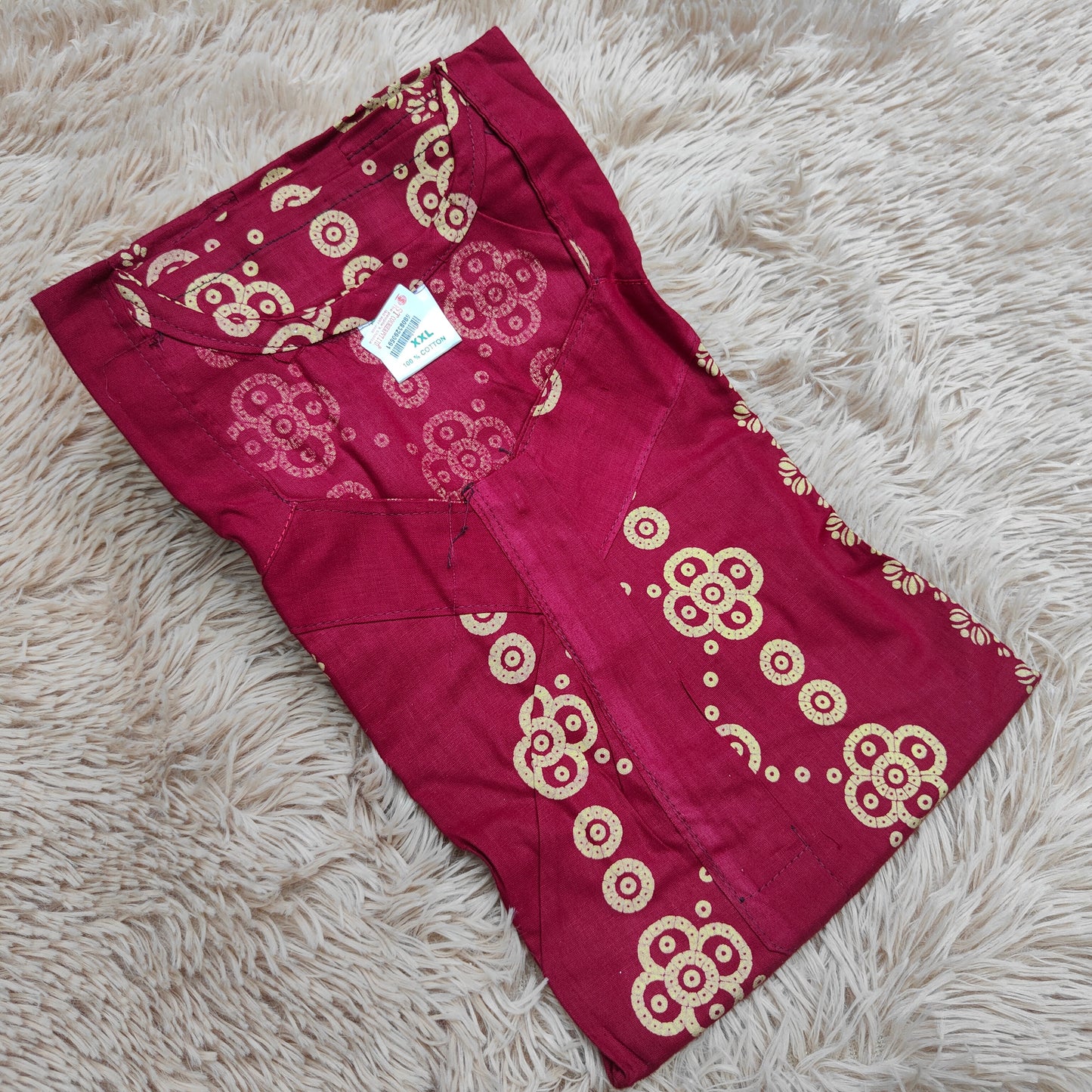 Pure Rajwadi Cotton Nighty | NT376