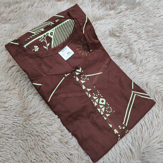 Pure Rajwadi Cotton Nighty | NT384