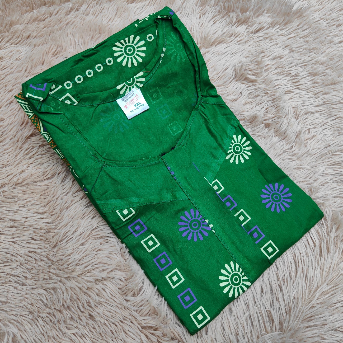 Pure Rajwadi Cotton Nighty | NT402