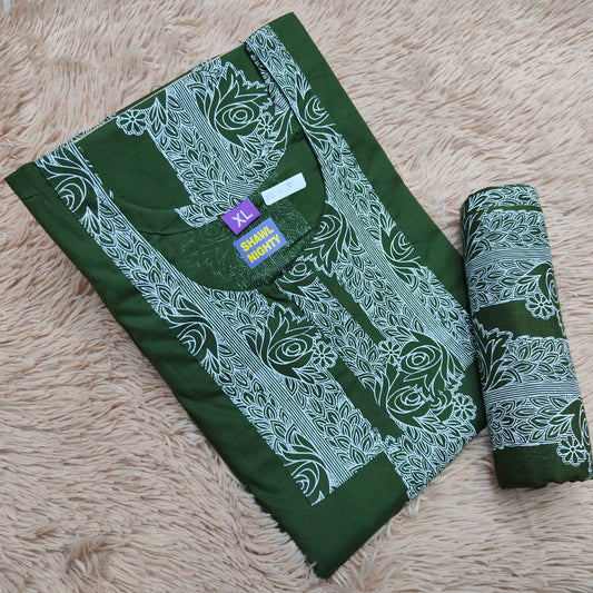 Premium Cotton Shawl Nighty | NT539