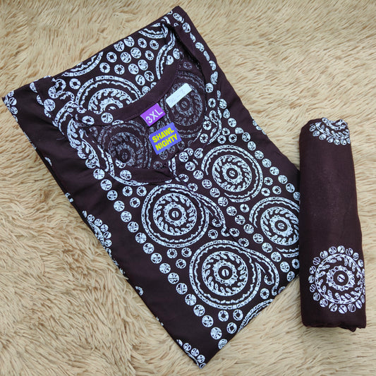 Premium Cotton Shawl Nighty | NT566