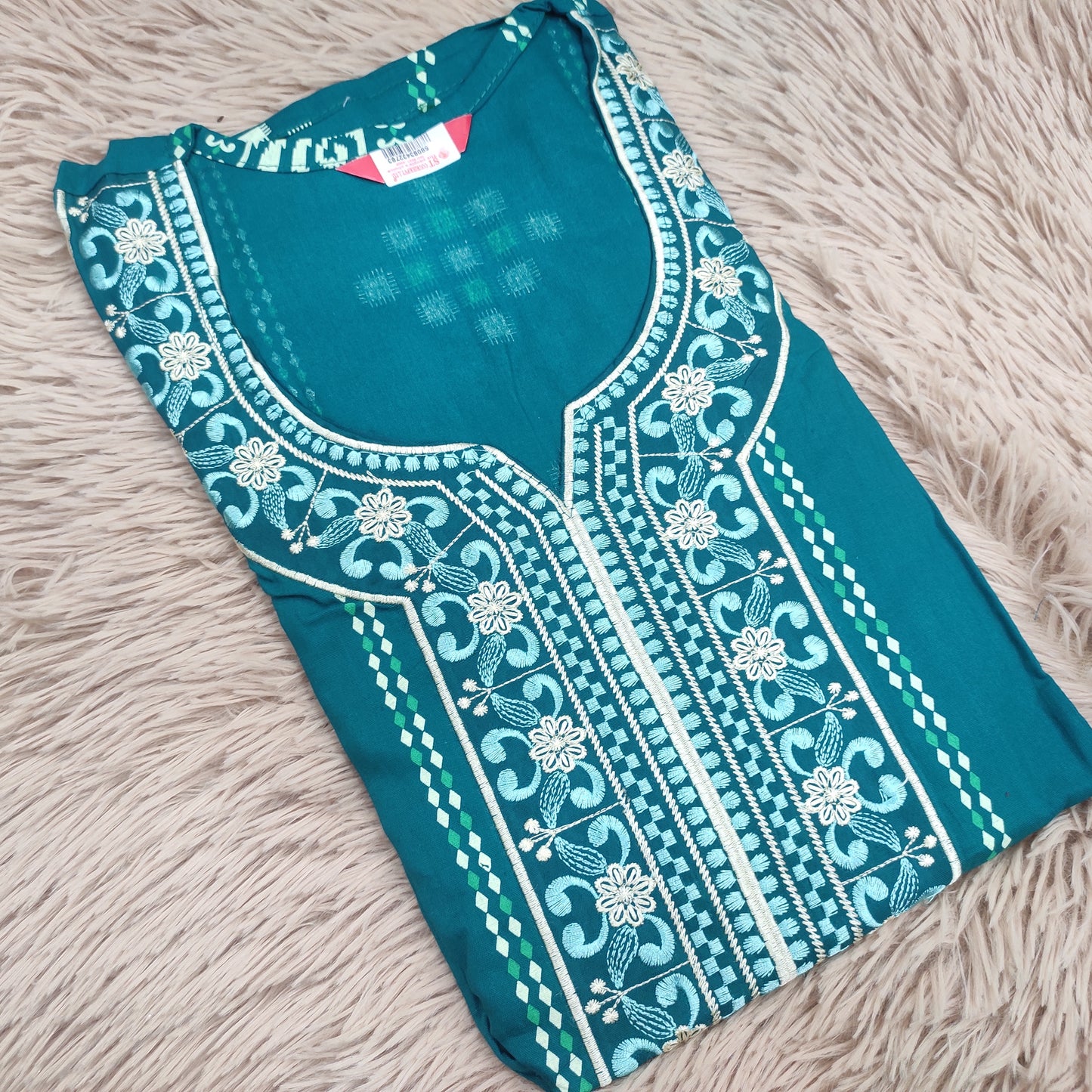 Embroidery Nighty | Rajwadi Cotton | NT735