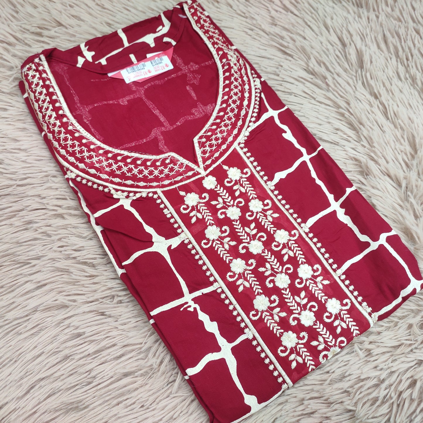 Embroidery Nighty | Rajwadi Cotton | NT750