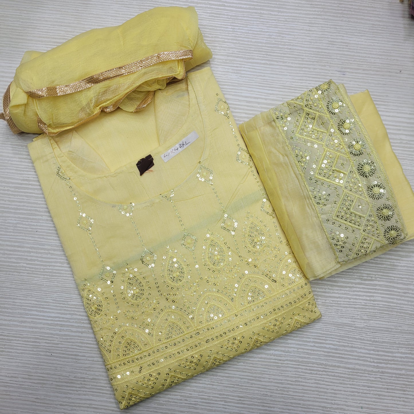 OFFER | Top Bottom Dupatta | Chanderi Silk | OF31