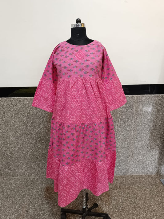 Pure Cotton | Pranjul Anarkali Kurti | PK302