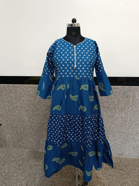 Pure Cotton | Pranjul Anarkali Kurti | PK311