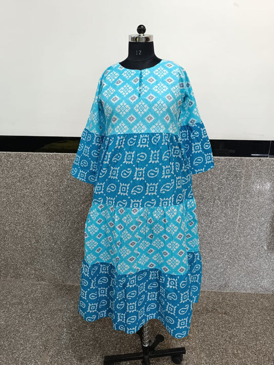 Pure Cotton | Pranjul Anarkali Kurti | PK313