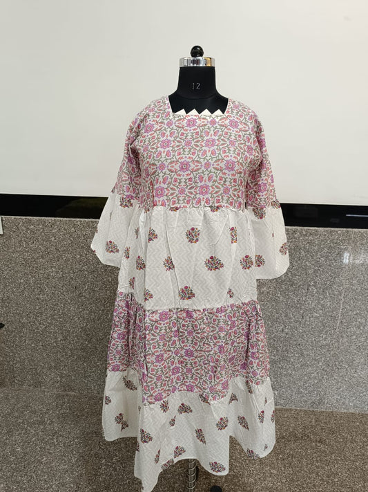 Pure Cotton | Pranjul Anarkali Kurti | PK317