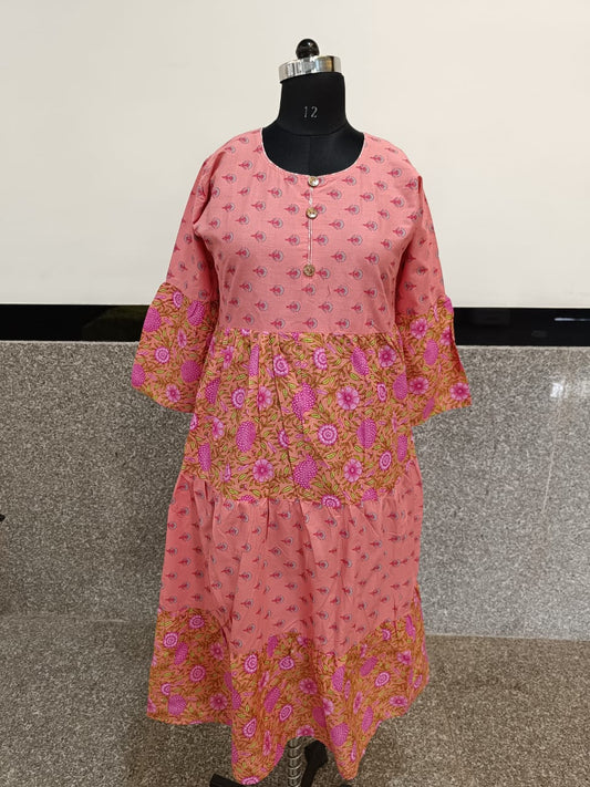 Pure Cotton | Pranjul Anarkali Kurti | PK318