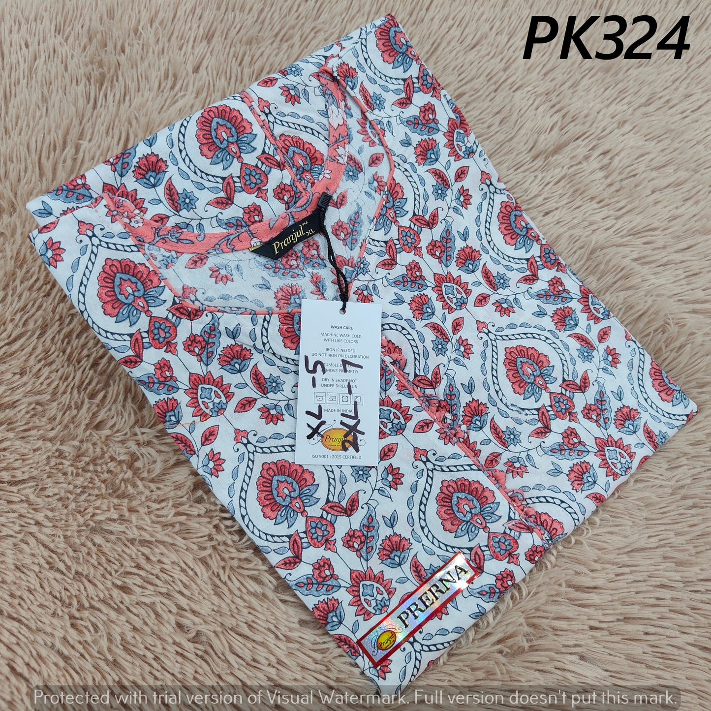 Pure Cotton | Pranjul Kurti | PK324