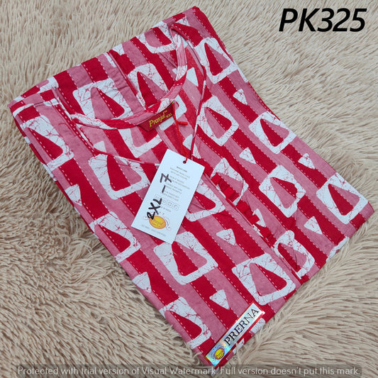 Pure Cotton | Pranjul Kurti | PK325