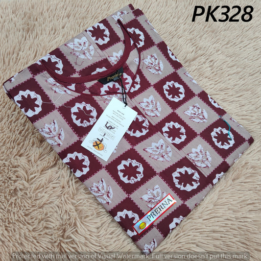 Pure Cotton | Pranjul Kurti | PK328