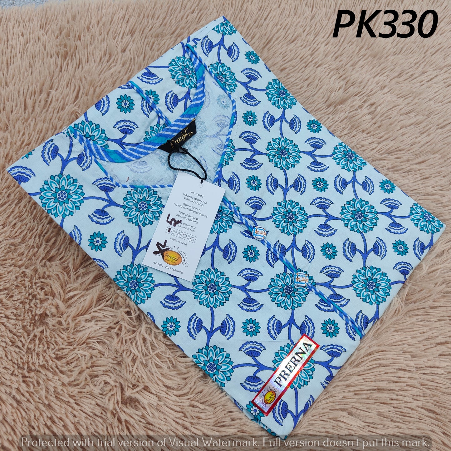 Pure Cotton | Pranjul Kurti | PK330