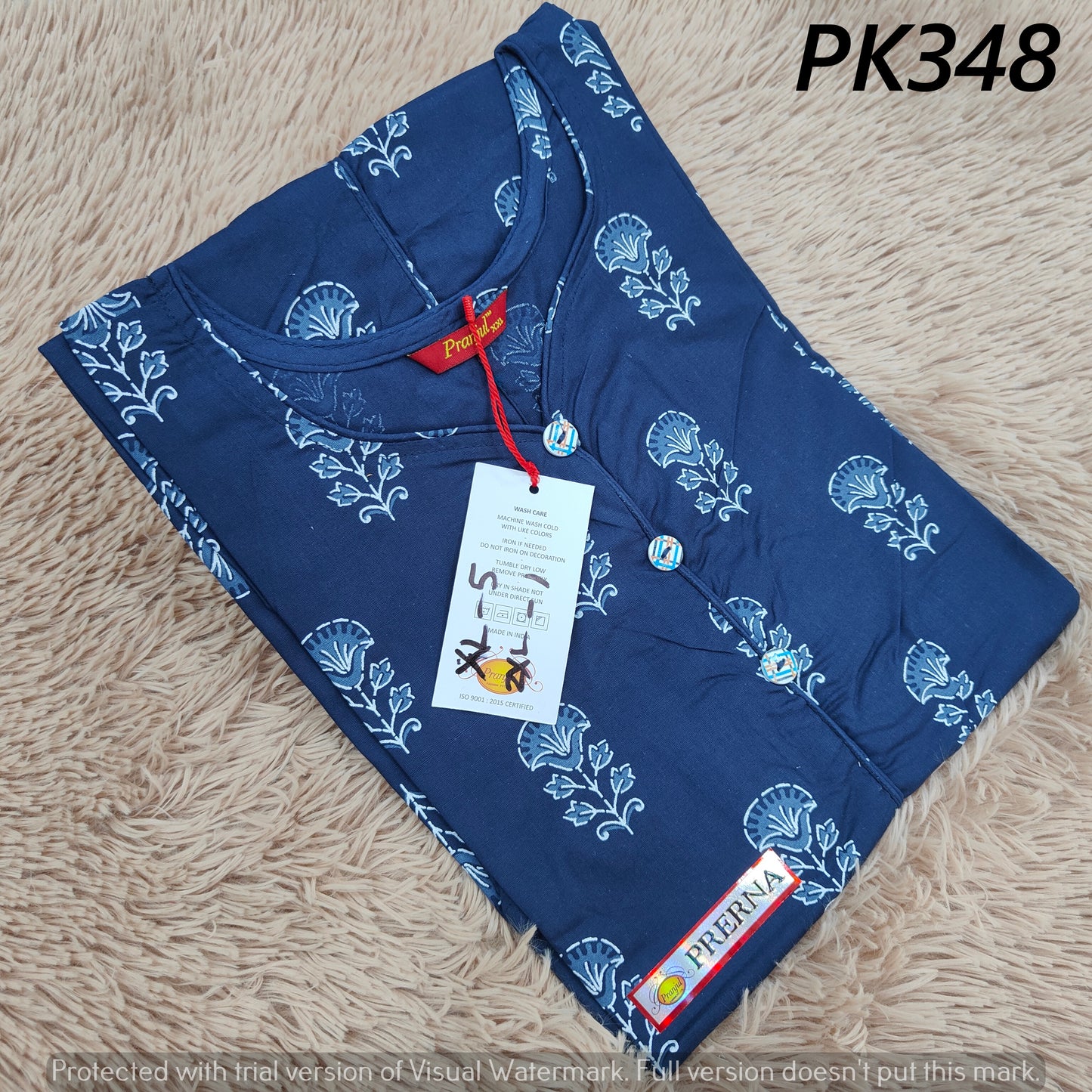 Pure Cotton | Pranjul Kurti | PK348