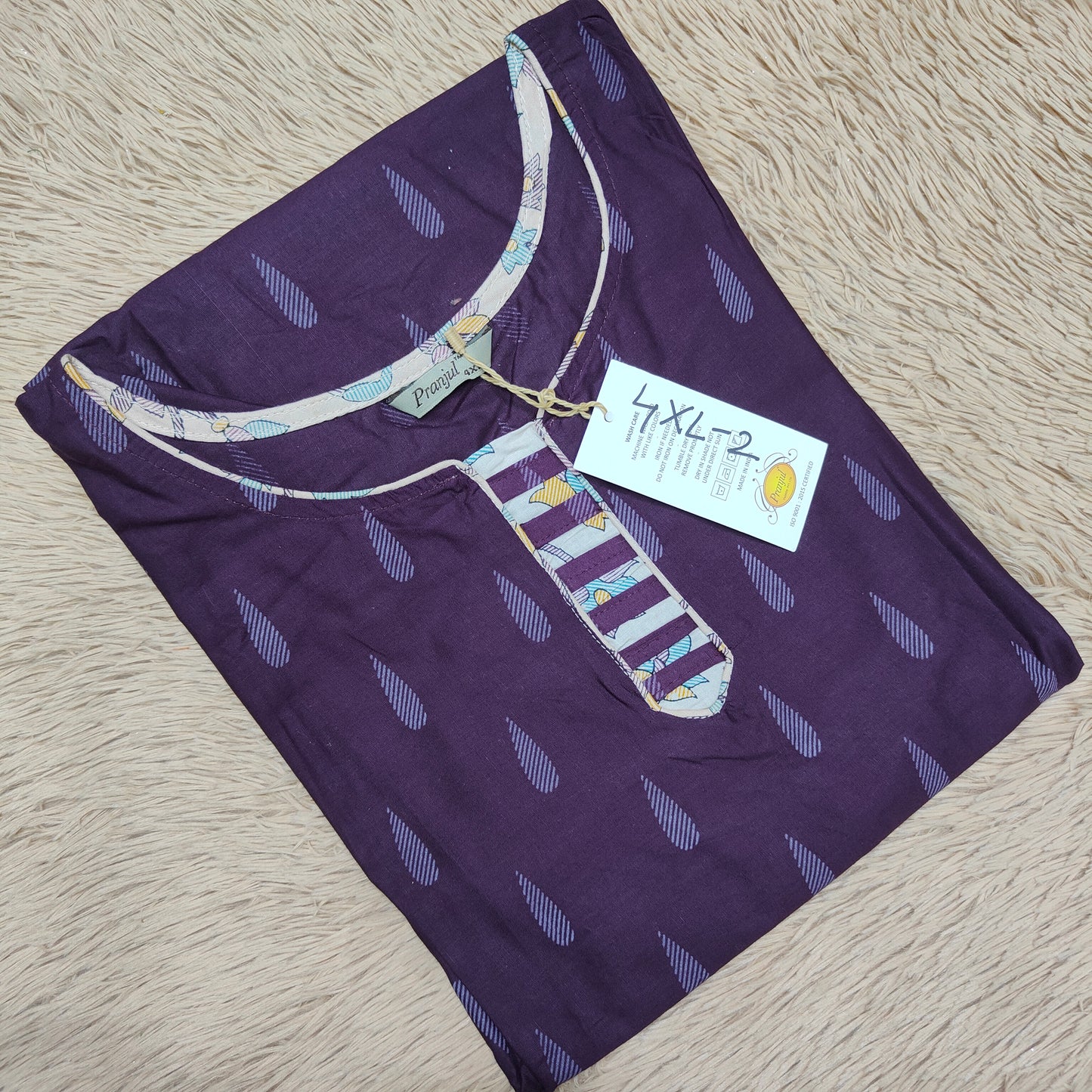 Pure Cotton | Pranjul Kurti | PK537