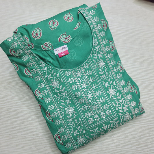 Liva Certified | Heavy Rayyon Kurti | PL11