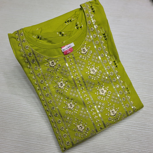 Liva Certified | Heavy Rayyon Kurti | PL26