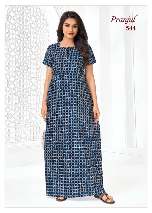 Pranjul Nighty | Pure Cotton - PN104