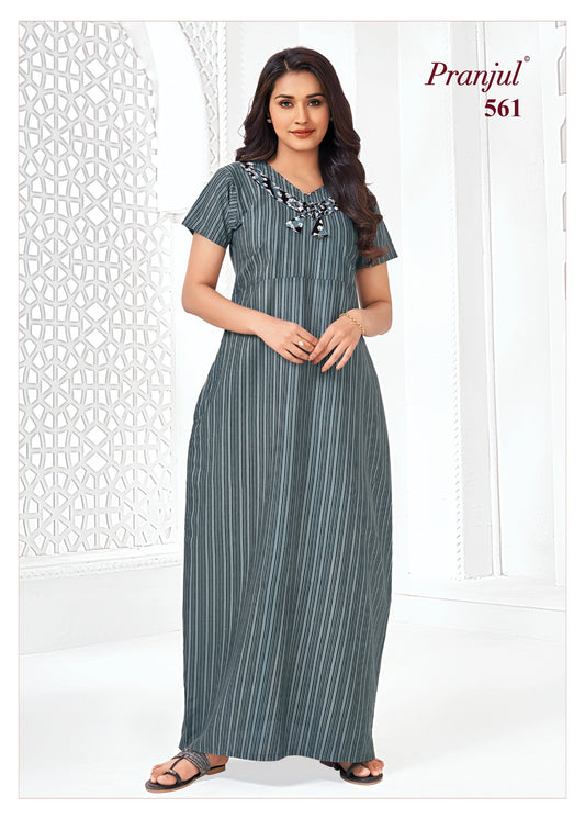 Pranjul Nighty | Pure Cotton - PN114