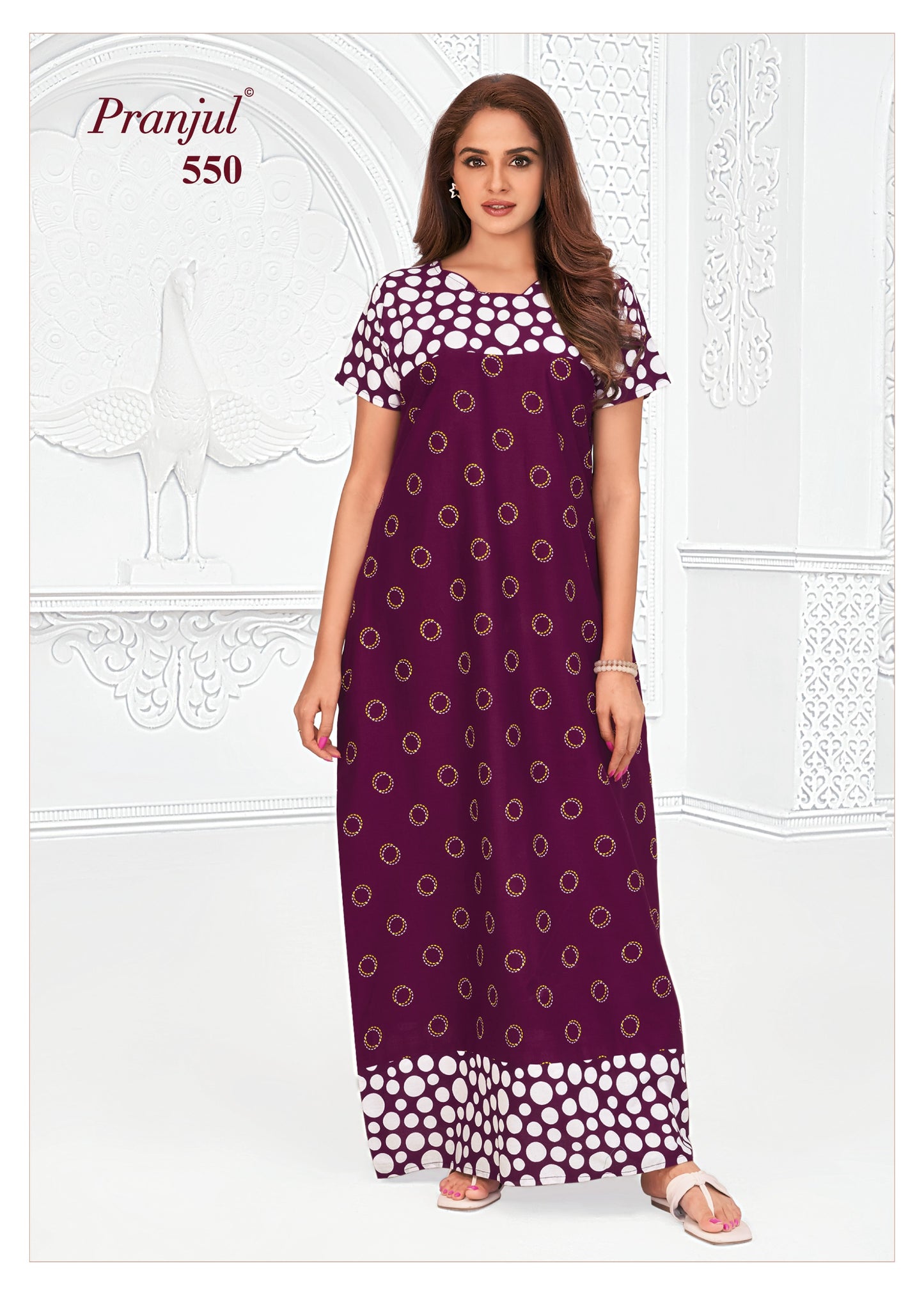 Pranjul Nighty | Pure Cotton - PN115