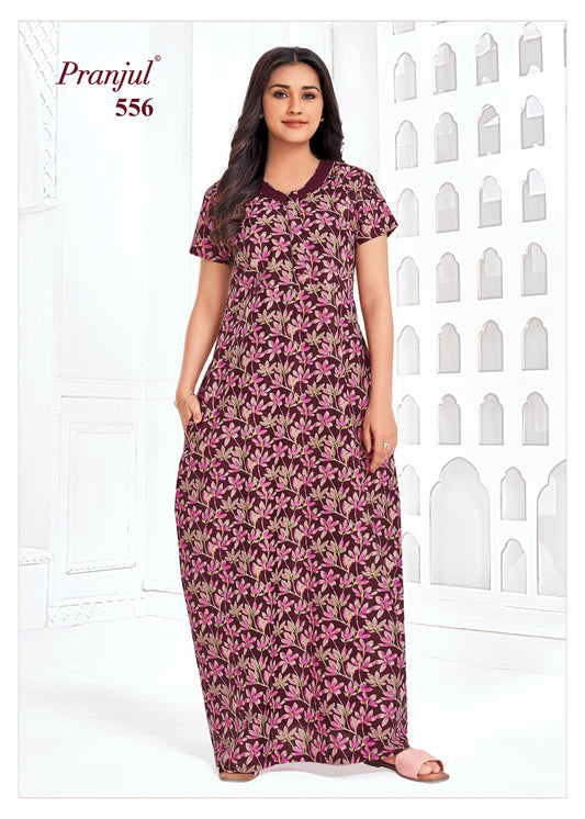 Pranjul Nighty | Pure Cotton - PN117