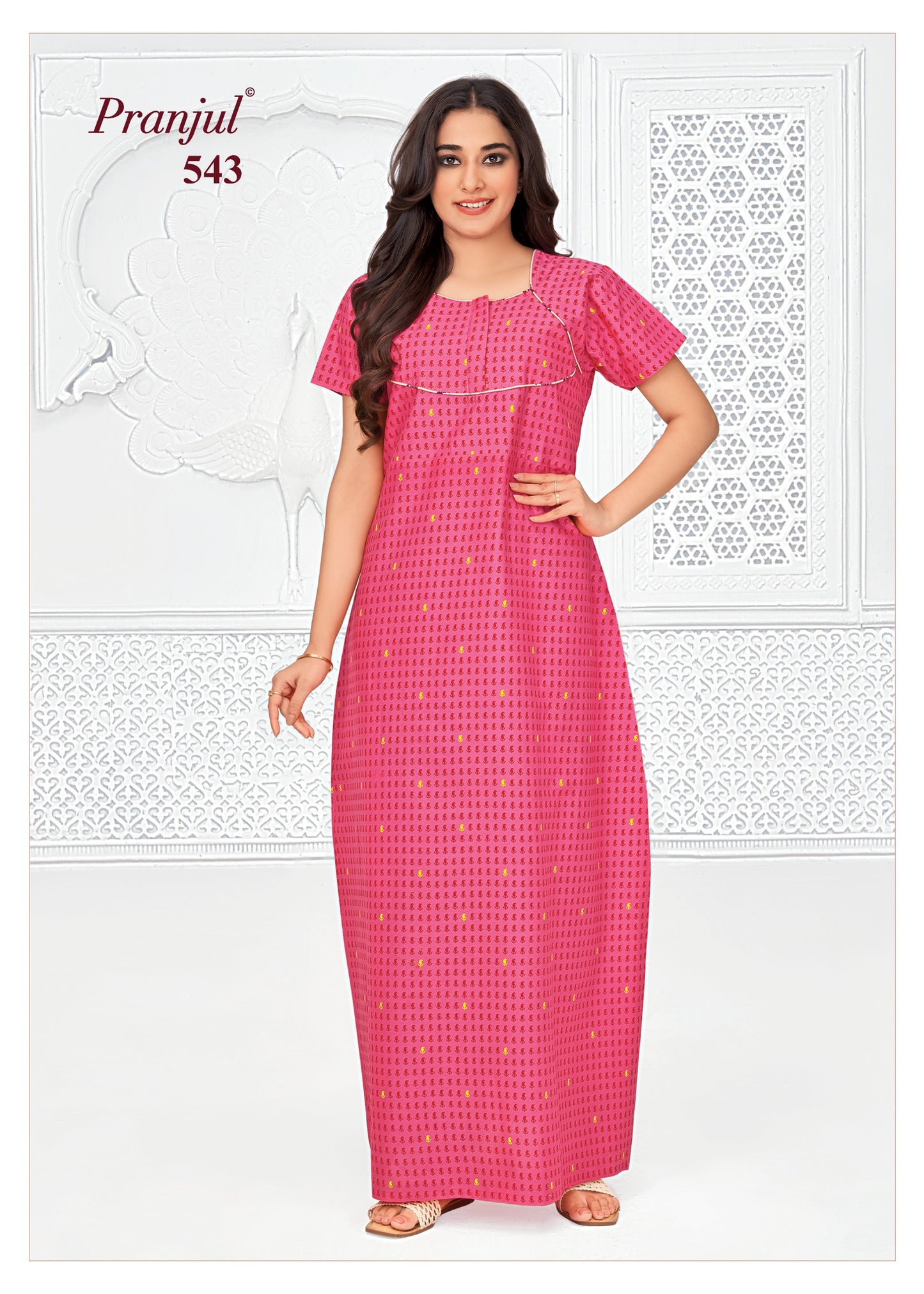 Pranjul Nighty | Pure Cotton - PN121