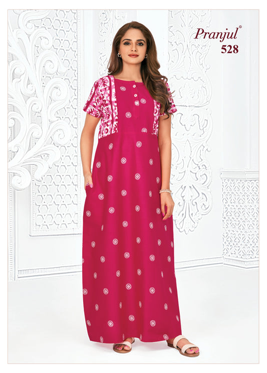 Pranjul Nighty | Pure Cotton - PN68