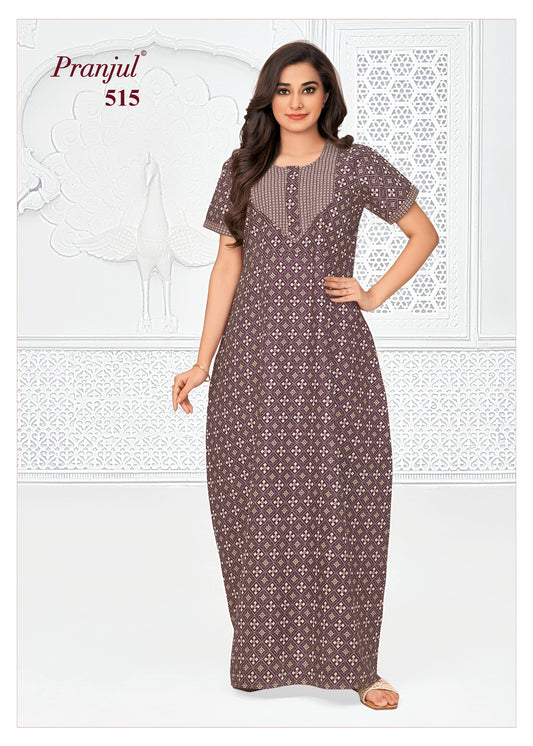 Pranjul Nighty | Pure Cotton - PN77