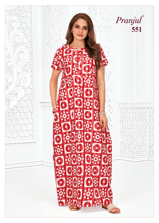 Pranjul Nighty | Pure Cotton - PN82