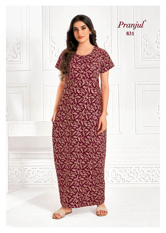 Pranjul Nighty | Pure Cotton | PN831