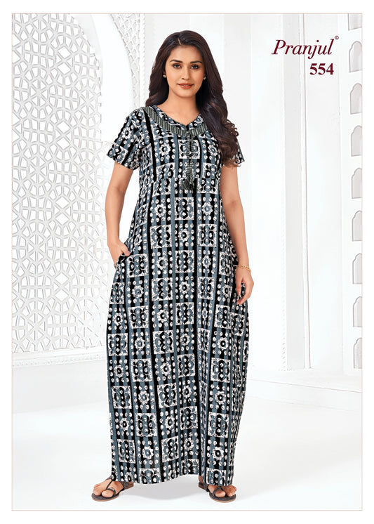 Pranjul Nighty | Pure Cotton - PN86