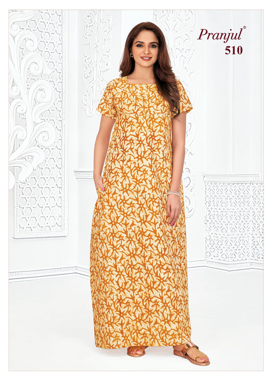 Pranjul Nighty | Pure Cotton - PN93