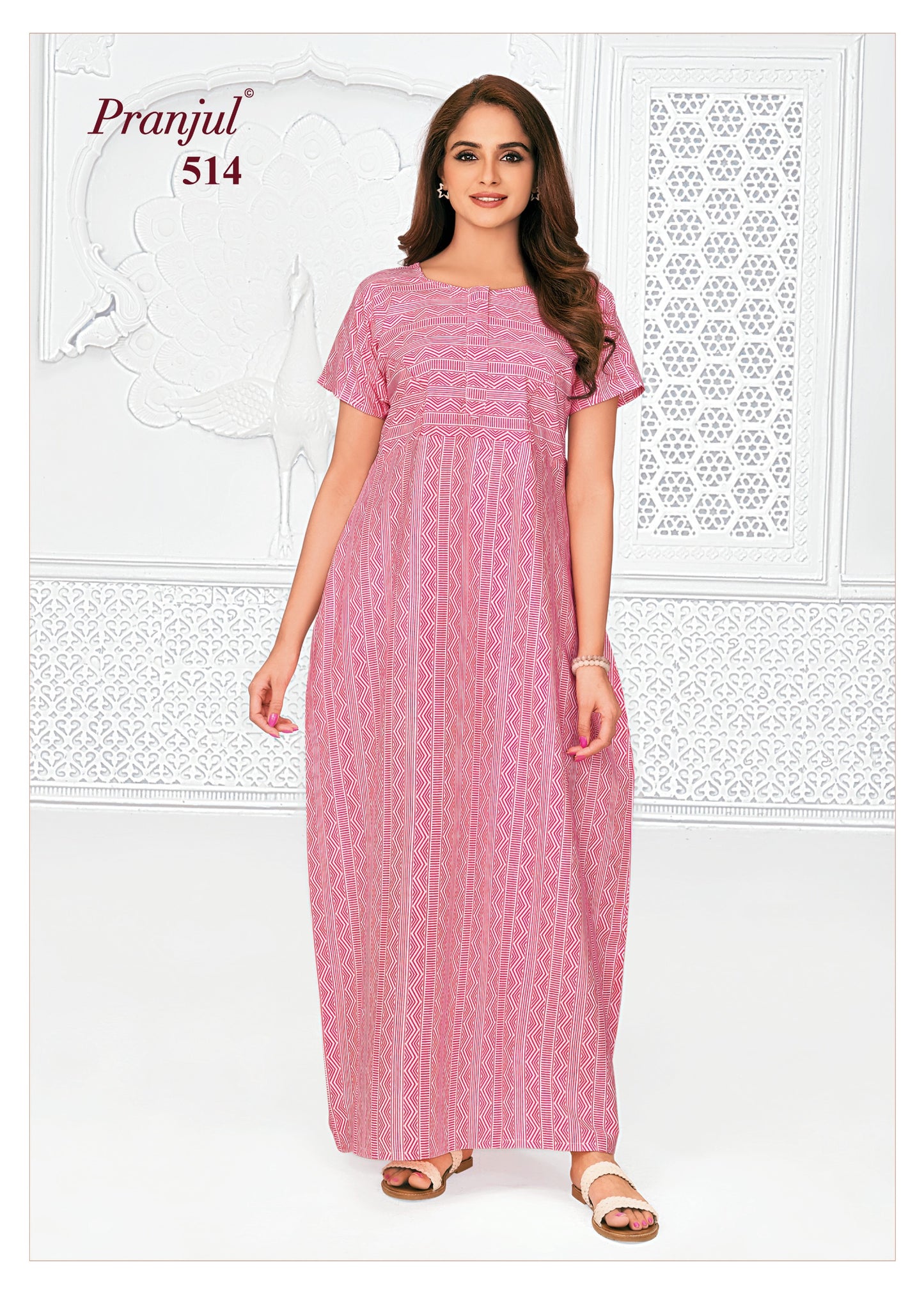 Pranjul Nighty | Pure Cotton - PN99