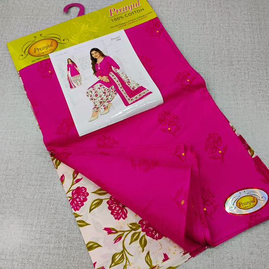 Unstiched  Salwar Material | Pranjul Pure Premium Cotton | SM154