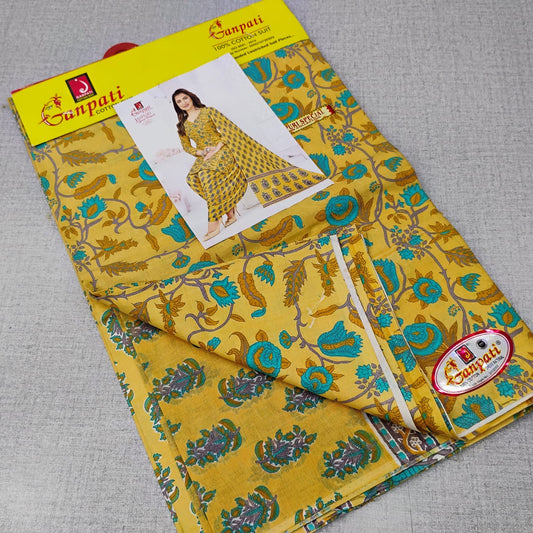 Unstiched  Salwar Material | Pranjul Pure Premium Cotton | SM155