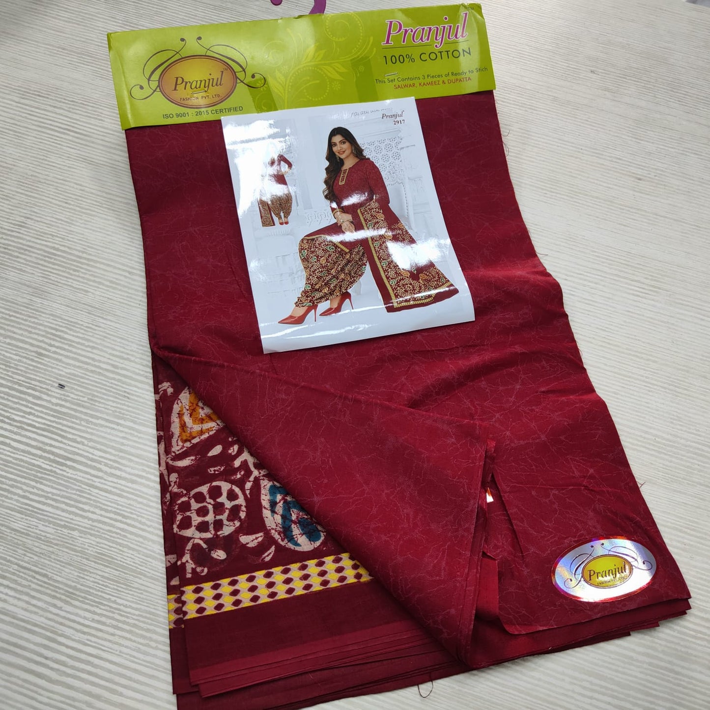 Unstiched  Salwar Material | Pranjul Pure Premium Cotton | SM166