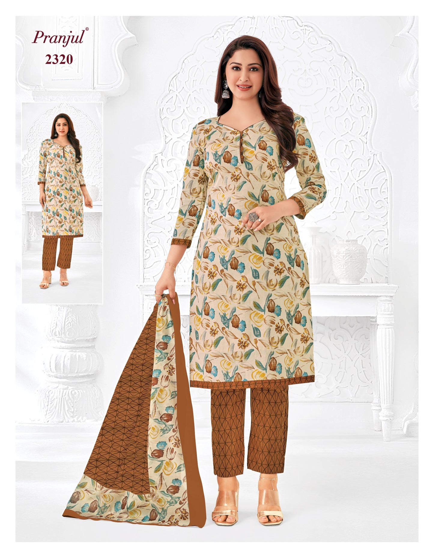 Pranjul Salwar | Top Bottom Dupatta | SW2320