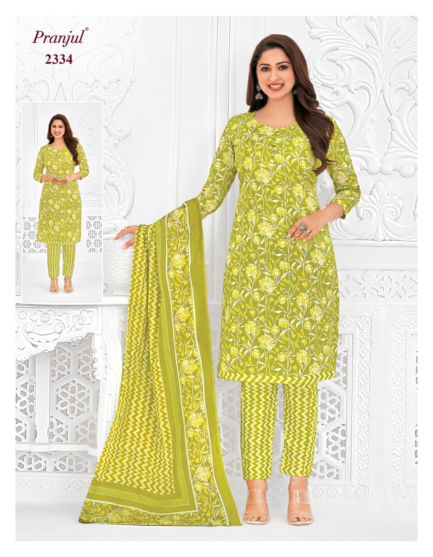 Pranjul Salwar | Top Bottom Dupatta | SW2334