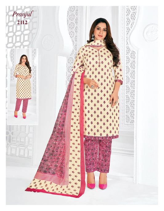 Pranjul Salwar Pant Dupatta - Pure Cotton - SW90