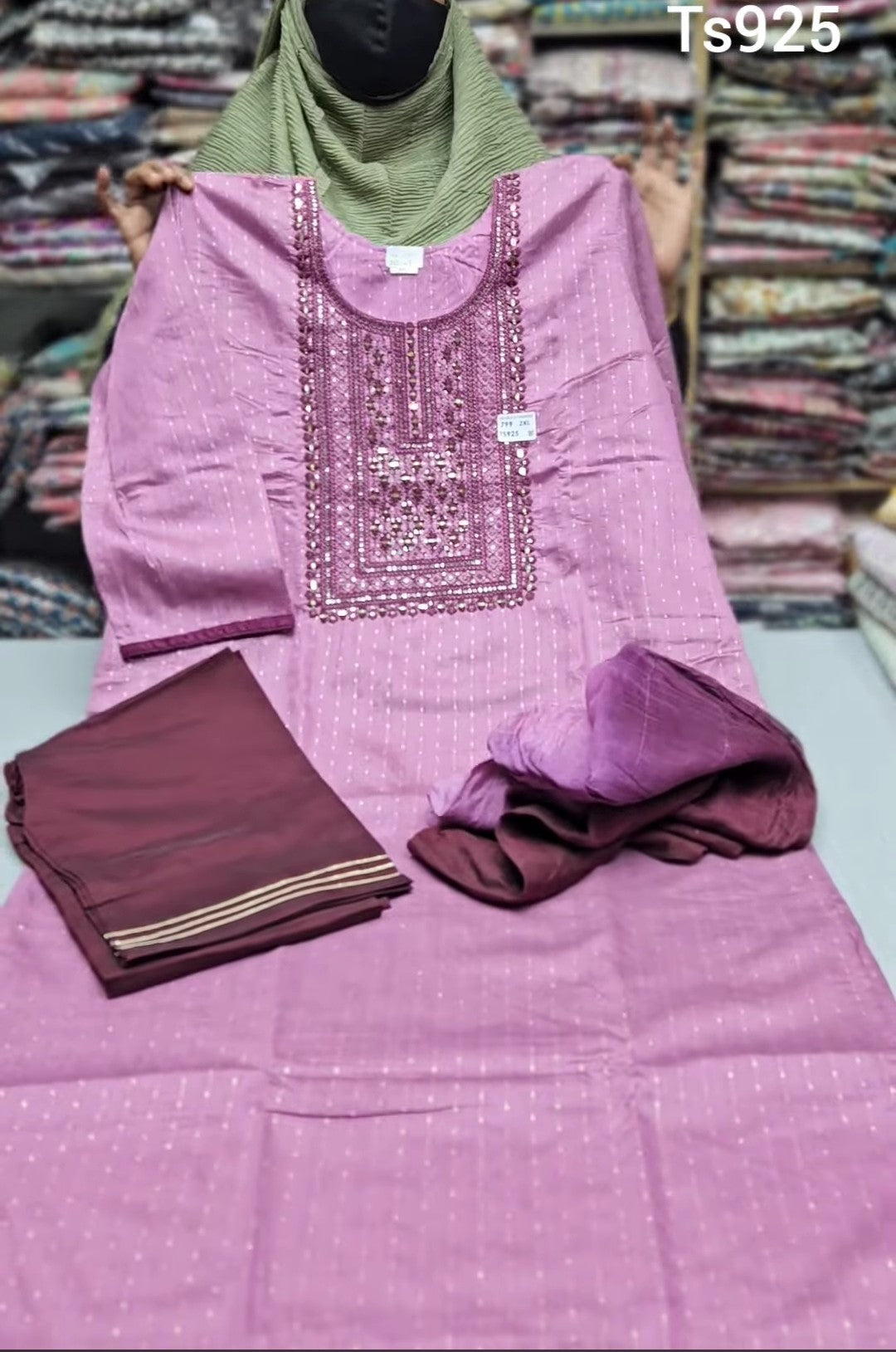 Top Bottom Dupatta Set | TS925