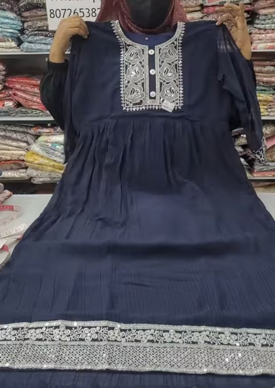 Chiffon Anarkali Kurti | AK351