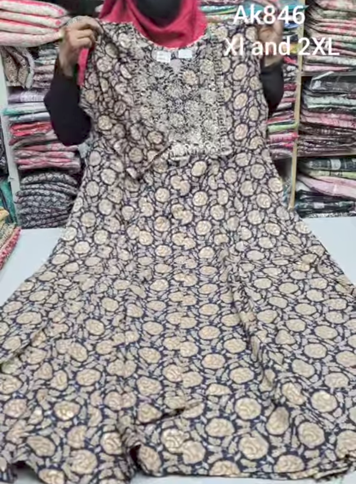 Rayon Anarkali Kurti | AK846