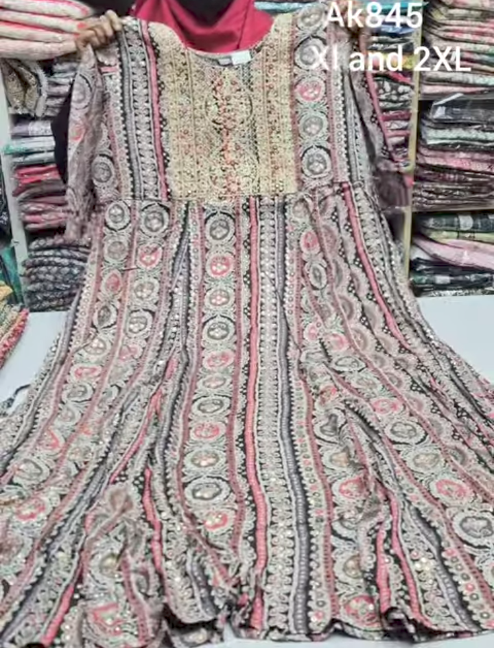 Rayon Anarkali Kurti | AK845