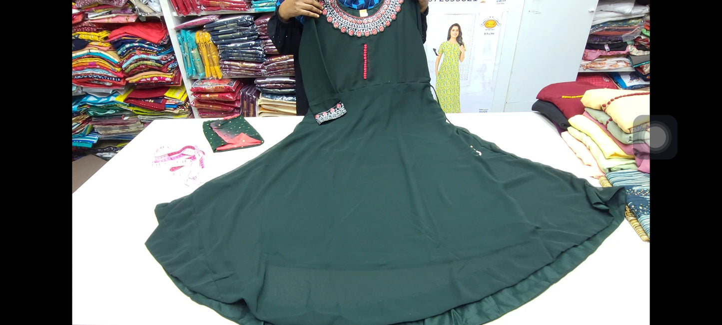 Anarkali Kurti-with-dupatta-AK01