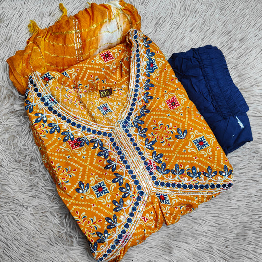 Top Bottom Dupatta Set | TS766